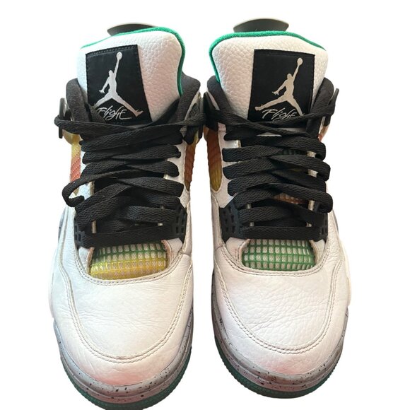 Jordan Women's Jordan 4 Rasta Green - Picture 2 of 16